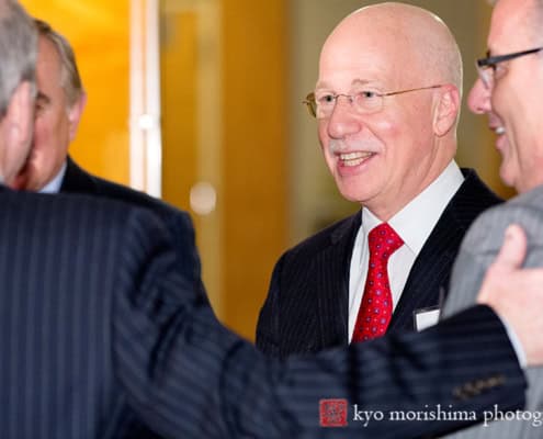 Rutgers University Corporate Event Hyatt Regency Jersey City on the Hudson NJ Guests Mingling Smiling