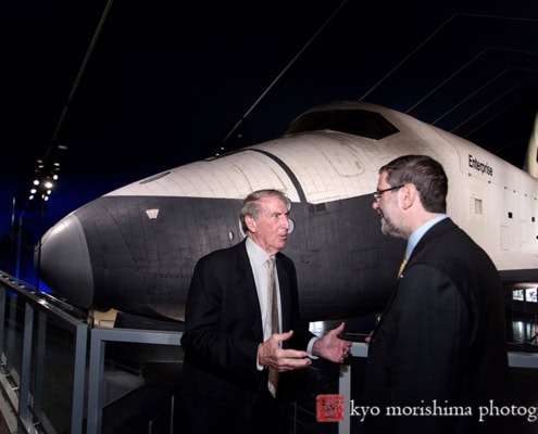 Corporate Event Award Ceremony Trophy Reception Intrepid Museum Space Shuttle NYC Guests Enjoying