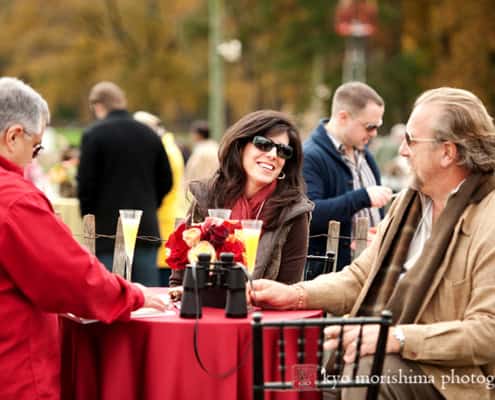 Corporate Event Far Hills Race Meeting NJ luncheon Guests Enjoying Laughing