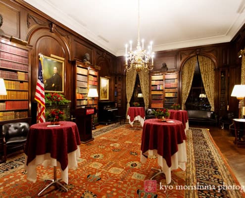 Corporate event Knickerbocker Club Manhattan NYC Room Details Interior setups Photograph