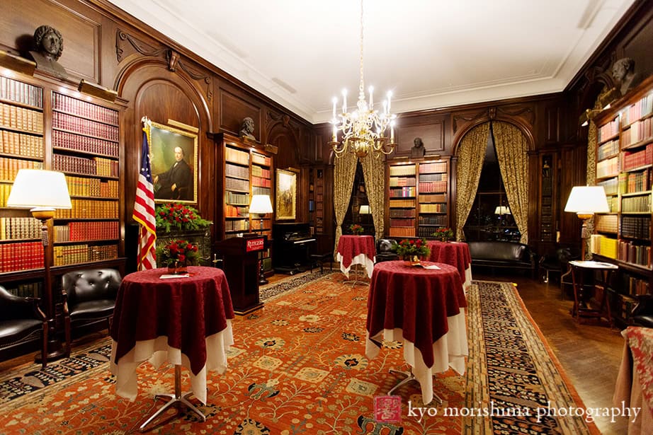 Corporate event Knickerbocker Club Manhattan NYC  Room Details Interior setups Photograph
