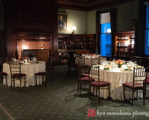 The Metropolitan Club Corporate event Manhattan NY Room Details Interior setups Photograph