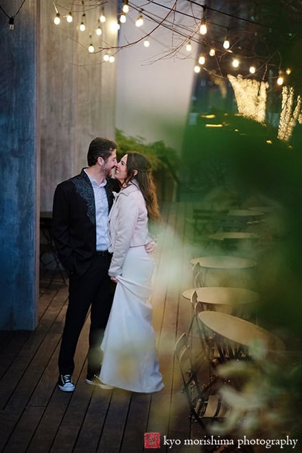 December Winter Brooklyn NYC Kyo Morishima Photography documentary restaurant wedding street bride and groom newlyweds portraits the William Vale hotel