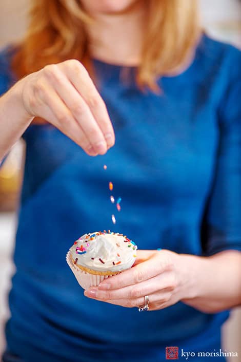 Kraft food baking commercial editorial lifestyle product photograph kitchen cupcake sprinkle apartment Manhattan NYC