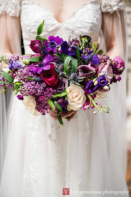 Fleuresque Design bridal flower bouquet Midtown Loft & Terrac, Manhattan NYC rooftop wedding event venue