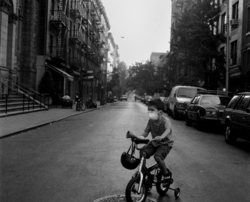 Child on a Tricycle, SoHo NYC, Days After 9/11