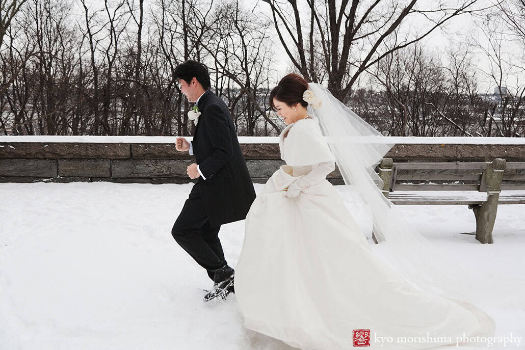 winter snow riverside-church-manhattan-リバーサイド教会-ニューヨーク-ウェディング-wedding