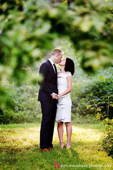 Engagement portrait, Princeton Battlefield State Park