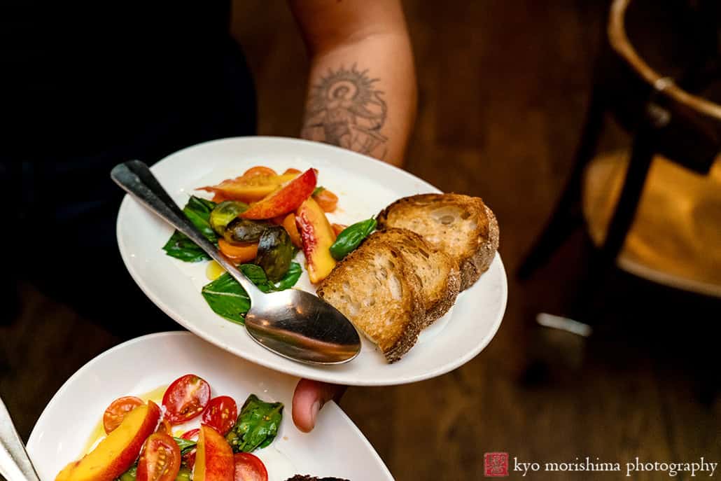 Fall Vinegar Hill House Dumbo Brooklyn NYC Foodie rustic restaurant Wedding reception food appetizer