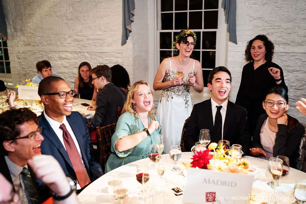 Stone Mill, NYBG, NYC, New York Botanical Garden, fall bride and groom wedding reception