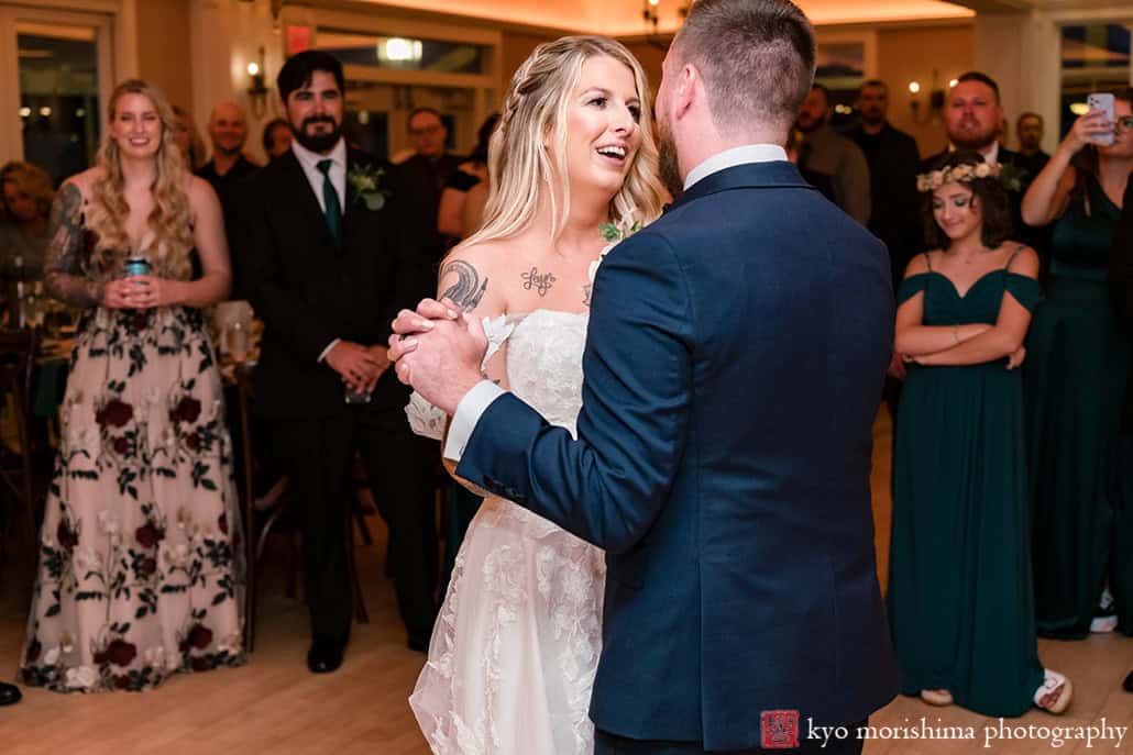 Rock Island Lake Club NJ Wedding reception first dance