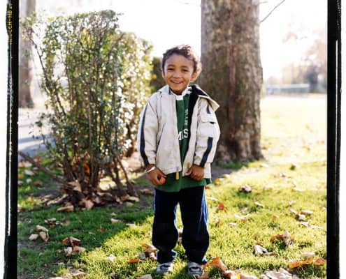 kmp film hasselblad a boy playground field lifestyle family portrait NYC