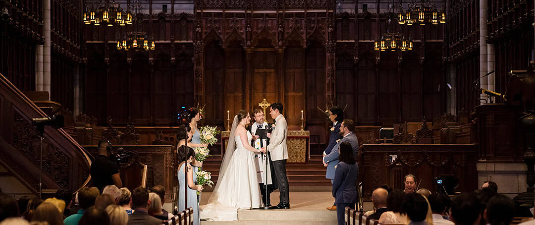 Princeton University Chapel Wedding NJ Alumni